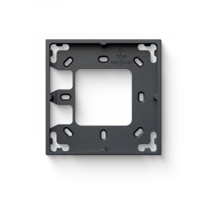 Loxone Montagerahmen 1-fach Silber