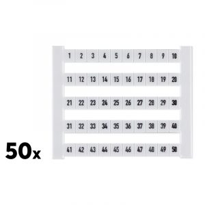 Loxone Weidmüller Klemmenmarkierer DEK 1-50 (50